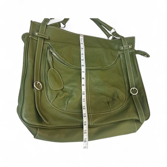 Furla Olive Green Shoulder Bag REHAB - Picture 7 of 10